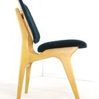 Set 4 Vintage Stoelen In De Stijl Van Arne Hovmand Olsen Reupholstered thumbnail 2