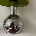 Vintage Chromen Tafellamp. Unieke Lamp. Jaren 60 Chromen Lampje. Uniek Item! thumbnail 2