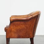 Begeerlijke Schapenleren Clubfauteuil Met Prachtige Kleuren En Een Comfortabele Zit thumbnail 5
