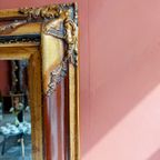 Antieke Facetgeslepen Spiegel thumbnail 3
