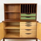 Scandinavisch Vintage Teak Fineren Boekenkast Bergnas thumbnail 16