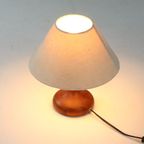 Vintage Heukerath Massief Teak Lamp thumbnail 6