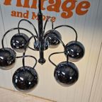 Vintage Italiaanse Hanglamp Bollen Chroom Goffredo Reggiani thumbnail 6