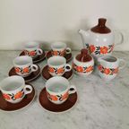 Vintage Koffieservies 9 Delig Kop En Schotel Porseleinservies Thee thumbnail 6