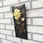 Vintage Keramiek Wanddecoratie Roos thumbnail 4