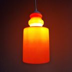 Vintage Oranje Opaline Hanglamp, Jaren 70 thumbnail 10