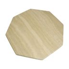 Vintage Achthoekige Travertin Salontafel Jaren 70 Design Italiaans thumbnail 6