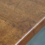 Grote Robuuste En Tijdloze Antieke Engelse Eettafel Gemaakt Van Eikenhout thumbnail 14