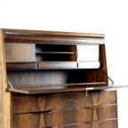 Erling Torvits Voor Klim Møbelfabrik Palissander Secretaire Bureau Kast Vintage Deens thumbnail 4
