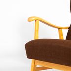 Sculptural Rocking Chair By Elias Svedberg For Nordiska Kompaniet 1950’s thumbnail 9
