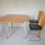 Harvink Zino Stoelen Met Uitschuifbare Design Tafel thumbnail 2