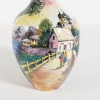 Unique Italian Glazed Floor Vase From 1960’s thumbnail 3