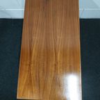 Vintage Jaren 60-70 Verrijdbare Bijzettafel Tv Tafel (Fineer Chroom) thumbnail 8