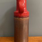 Scheurich Vase Model 401-28 In Red And Brown Wgp thumbnail 6