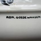 Serveer Schaaltje Porselein Van Kon. Goede Waagen Uit Gouda, 1963. thumbnail 2