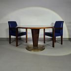 4 X Hugues Chevalier Conference Ying Bridge Chair / Leather thumbnail 16