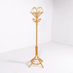 Italian Bamboo-rattan Coat Hanger, 1980’s thumbnail 2