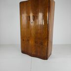 Prachtige Engelse Art Deco-Kast Van Wortelnotenhout – Jaren 30 thumbnail 12