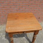 Grenenhouten Eettafel Vierkant thumbnail 4