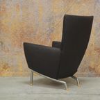 Als Nieuw! Donkerbruine Leren Label Foxx Design Fauteuil thumbnail 7