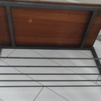 Vintage Tafel Hout Metaal Pastoe thumbnail 6