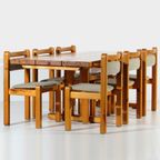 6x Deense Vintage Design Eetkamerstoelen thumbnail 6