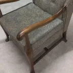 Jaren 50 Hollandse Fauteuil Originele Stof thumbnail 7