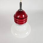 Tronconi - Enrico Tronconi - 'Bulb Lamp' - Opaline - Chroom - Italie - 1970'S thumbnail 7