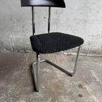 Black Fabric And Chrome Chairs thumbnail 5