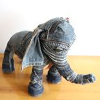 Vintage Olifant Gemaakt Van Levis Jeans thumbnail 3