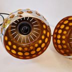 Set Van 2 Bar Lampen Vintage Hanglamp 2 Lampen thumbnail 4