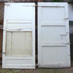 Prachtige Set Van 2 Oude Schuifdeuren En 3 Panelen thumbnail 7
