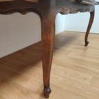 Vintage Antieke Houten Eettafel Eetkamertafel Tafel Uitschuifbaar 701 thumbnail 17