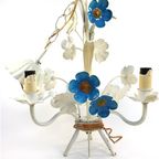 Brocante Hanglamp Metaal Bloemen thumbnail 2