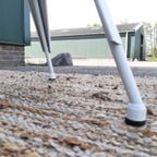 4 Tolix Style Eetkamerstoelen Vintage Design Witte Stoelen thumbnail 12