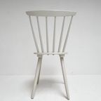 Set Witte Vintage Spijltjesstoelen, 1970’S thumbnail 8