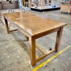 Rustieke Houten Eettafel, 200 X 85 Cm thumbnail 6