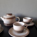 Mid Century Vintage Gerzit West Germany Koffie Of Thee Servies. 15 Delig. thumbnail 5