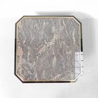 Fedam Salontafel , Hollywood Regency, Marmer In Stalen Frame thumbnail 6