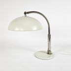Hala Zeist - H. Th. Busquet - Model P-144 - Tafellamp - Creme - Bauhaus - 1950'S thumbnail 9