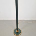 Regency Groen Leer Vloerlamp Goud Lamp Vintage Neoclassic thumbnail 22