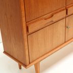 Groot Vintage Teak Highboard Gemaakt In De Jaren ’60 thumbnail 2