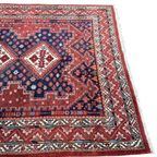 Handgeknoopt Oosters Shiraz Vloerkleed 205X300Cm Perzisch Tapijt Oranje Rood Blauw Wol Handgeknoopt thumbnail 8