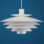 Geweldige Witte Deense Plafondlamp *** Deens Design *** Form Light *** Model 52610 *** Zeldzaam * thumbnail 2