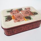 Vintage Koektrommel Blik Vintage Blikje Jaren 50 Fifties thumbnail 1