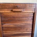 Rolluikkast Archiefkast Muziekkast Frans Art Deco 1940 thumbnail 5
