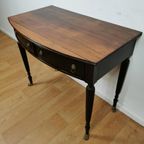 Antiek Vintage Mahonie Houten Sidetable, Bijzettafel 606 thumbnail 8