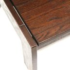 Vintage Vierkante Brutalist Salontafel Ontworpen Door Harry De Groot Voor Leolux thumbnail 3
