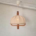 Vintage Zweedse Grenen Hanglamp Design Jaren 60 thumbnail 8