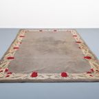 Vintage Limited Edition Italian Rug / Vloerkleed ‘tulipano’ From Voghi For Villa D’este thumbnail 3